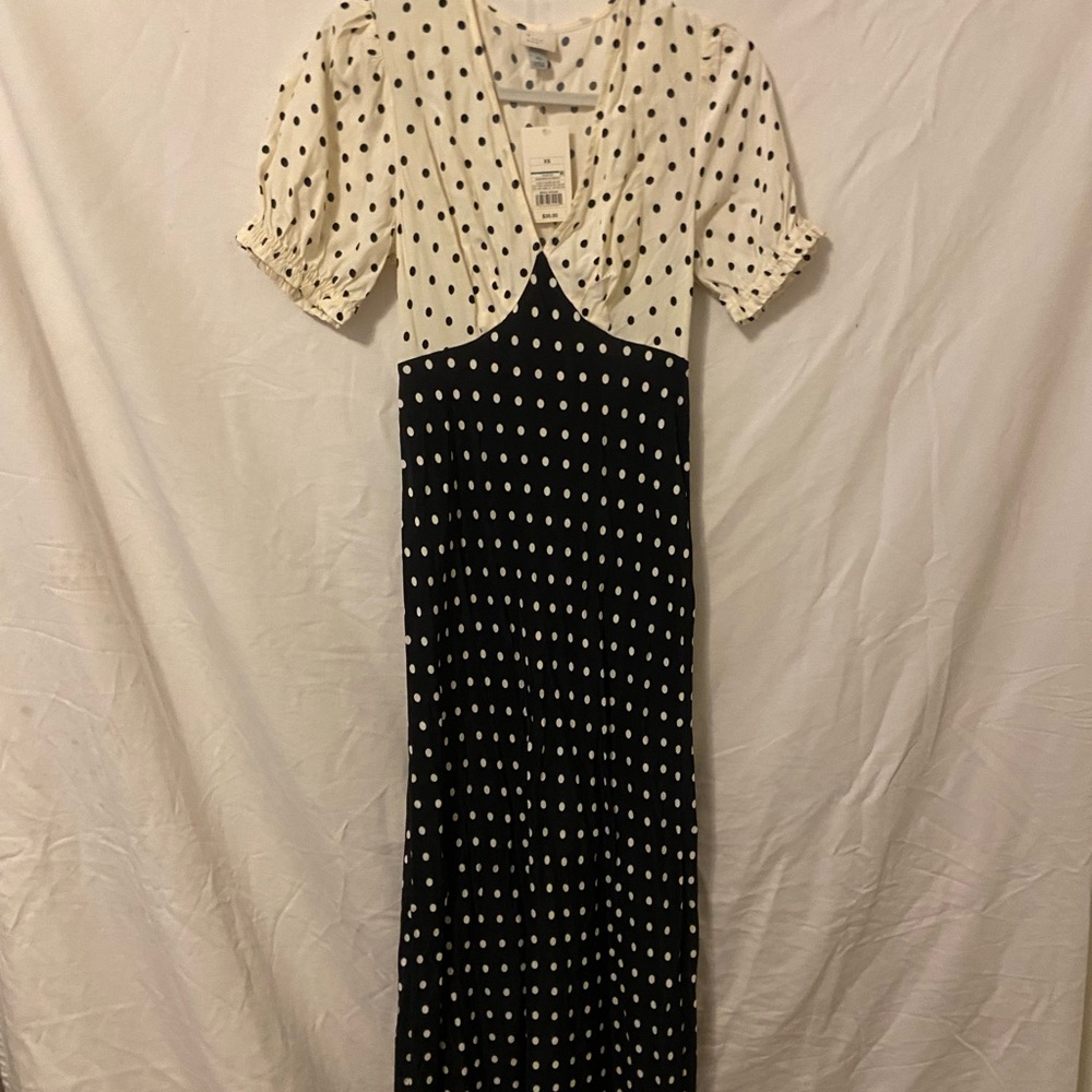 Target Cream Puff Sleeve Maxi Sundress